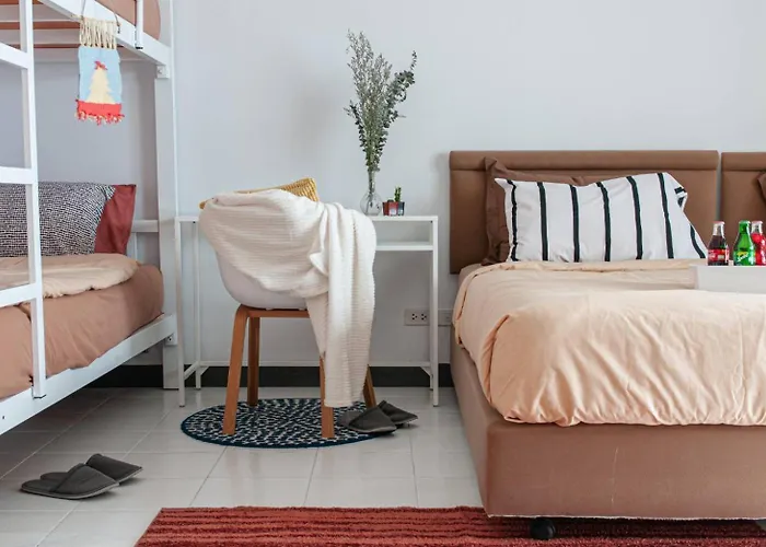 Cozy 1br Walk To Bts And Airport Rail Link Close To Malls T Appartement