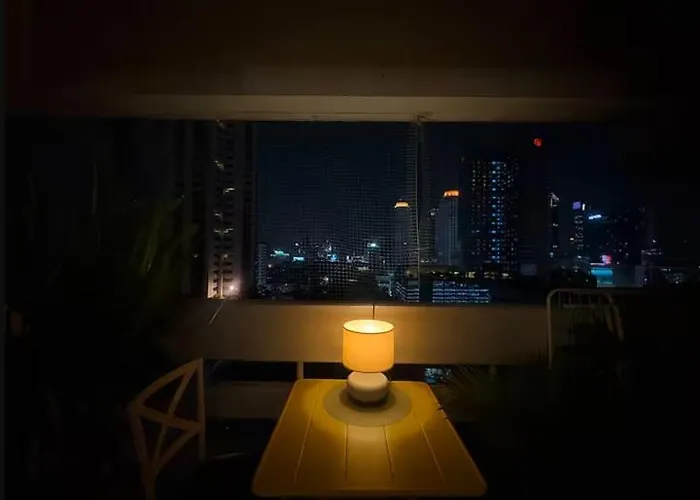Appartement Cozy 1br Walk To Bts And Airport Rail Link Close To Malls T