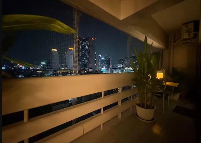 Cozy 1br Walk To Bts And Airport Rail Link Close To Malls T Appartement