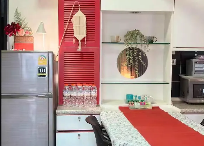 Appartement Cozy 1br Walk To Bts And Airport Rail Link Close To Malls T *