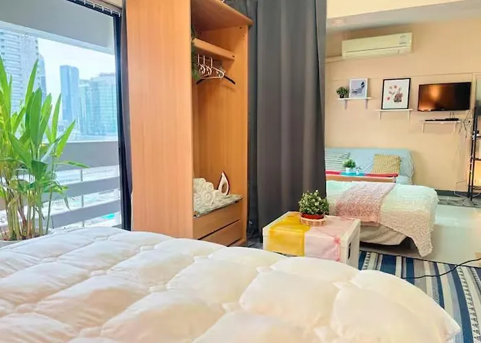 Cozy 1br Walk To Bts And Airport Rail Link Close To Malls T *