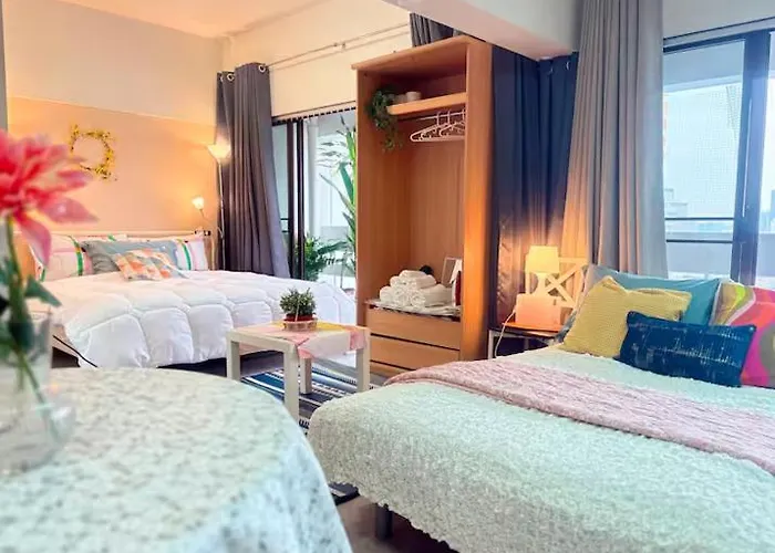 Cozy 1br Walk To Bts And Airport Rail Link Close To Malls T Appartement *