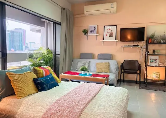 Appartement Cozy 1br Walk To Bts And Airport Rail Link Close To Malls T Bangkok