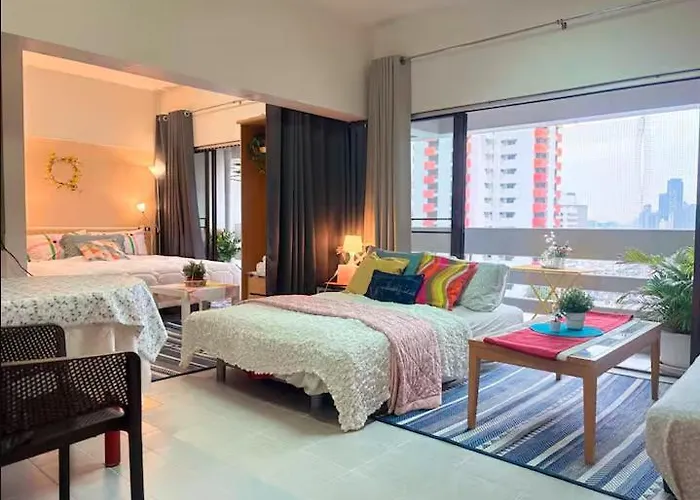 Appartement Cozy 1br Walk To Bts And Airport Rail Link Close To Malls T *