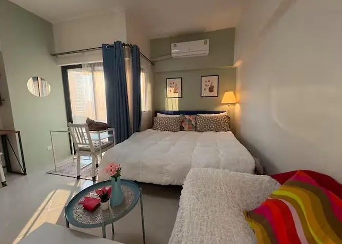 Cozy 1br Walk To Bts And Airport Rail Link Close To Malls T *